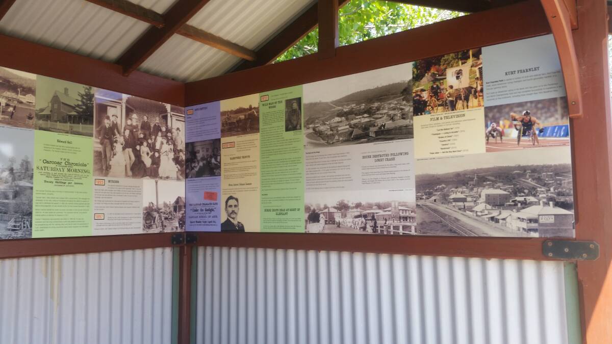 Snap Shot: Through words and images the panels will transport visitors and locals through Carcoar's rich history. 