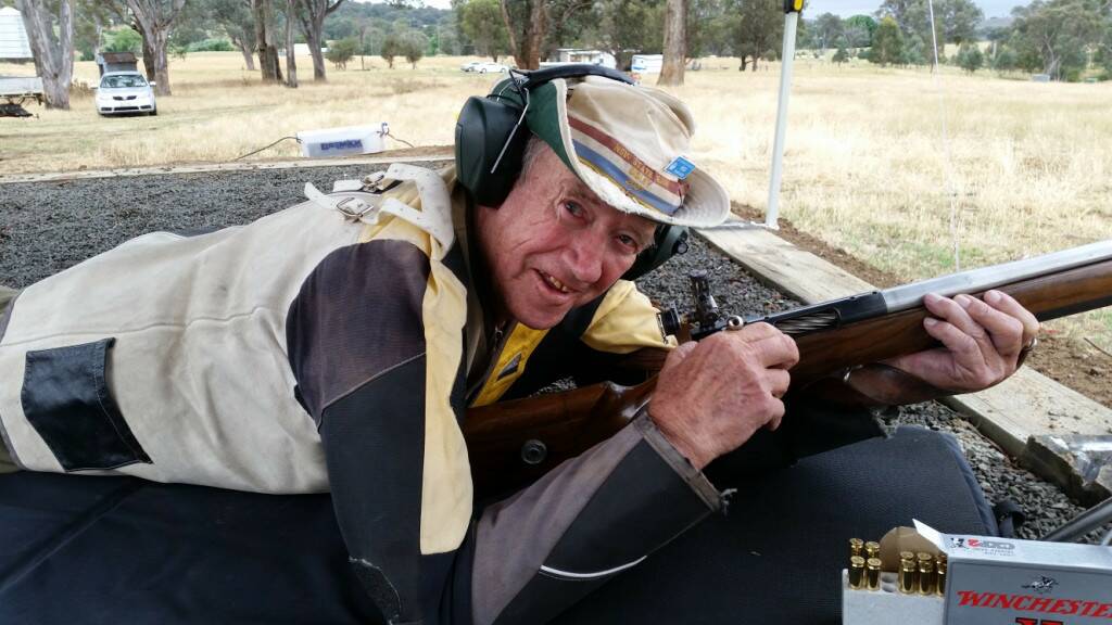 Sharpshooter: Reg's love of shooting took him to many places far and wide and he will be remembered for his great shooting prowess. Photo:Contributed.