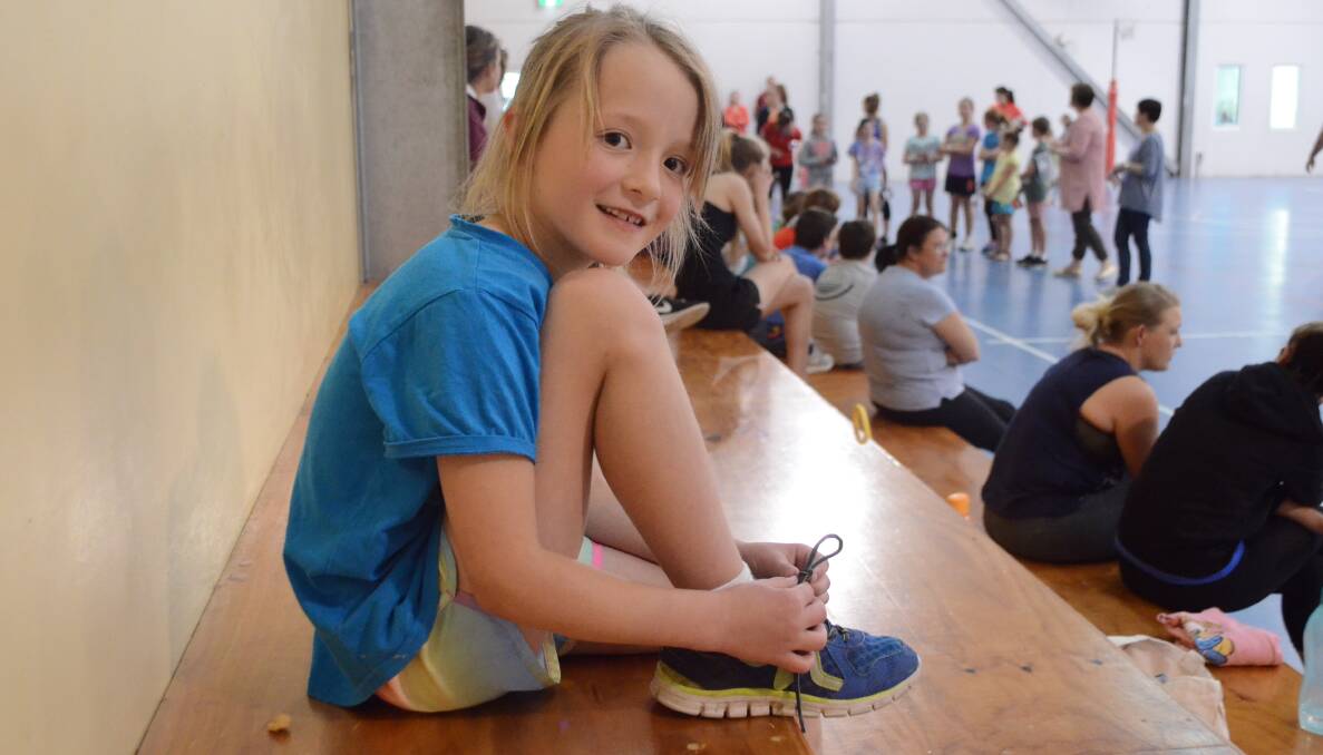 Not boots and all: The Active Kids rebate would take in Emma Dowsett's netball registration fees, but not the cost of her shoes. Photo: Mark Logan.