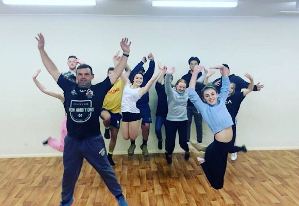 JUMP TO IT: Blayney's entry into the Stars Of Orange Dance for Cancer will now have extra time to perfect their routine, once restrictions are lifted. Photo: Em Dance Studio.