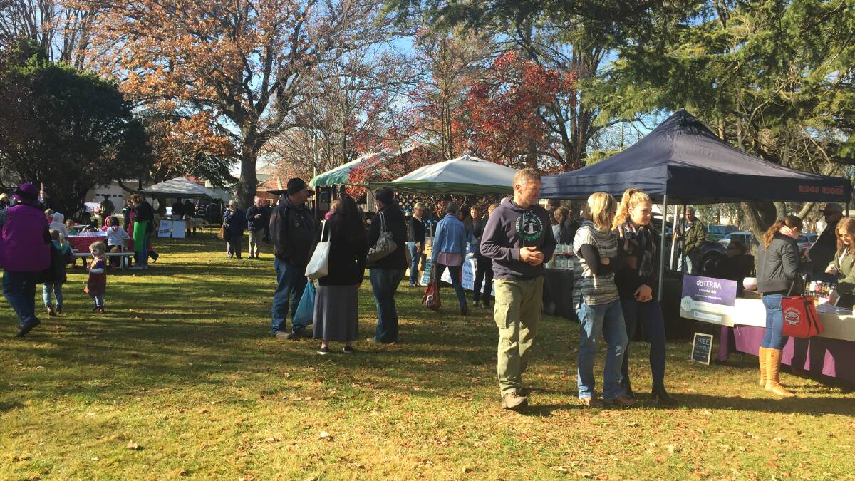 To market, to market: Carrington Park is the place to be this Sunday for the Blayney Farmer's Market.
