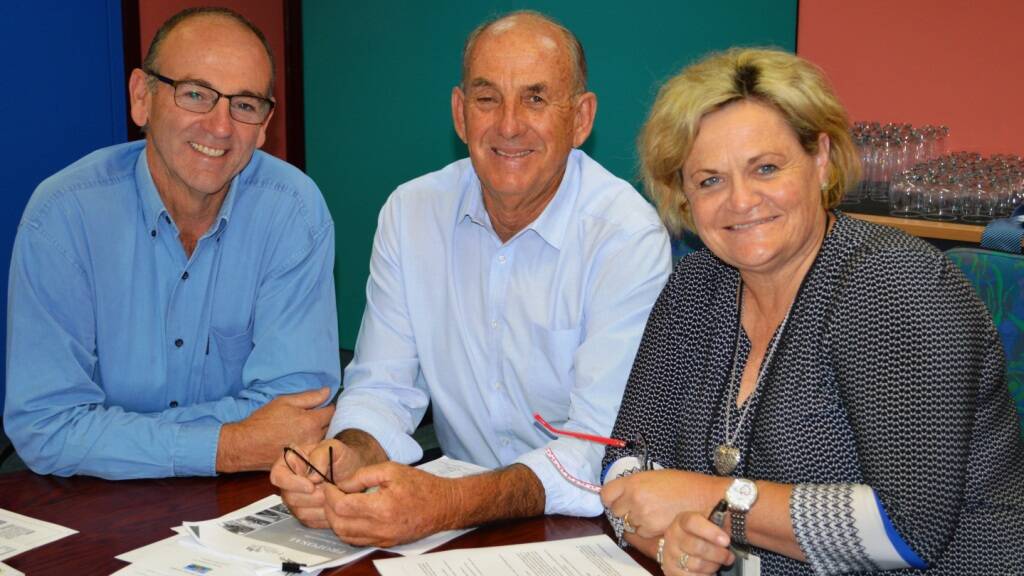 Commissioning a new study to examine likely costs of re-opening of the Blayney-Demondrille line, Blayney Mayor, Councillor Scott Ferguson, Cowra Mayor, Councillor Bill West, and Hilltops Council Administrator, Wendy Tuckerman.