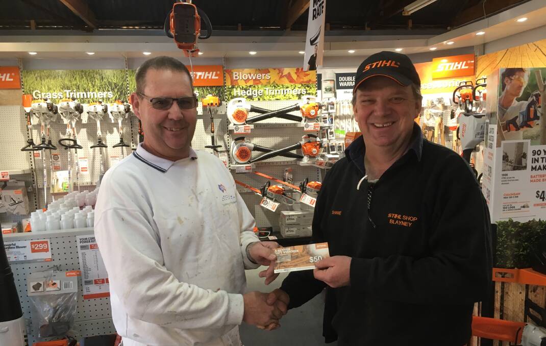 Keith Kearney secured himself an open order at the Stihl shop for winning the Blayney A grade golf championship.