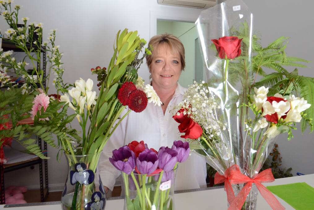 Colourful start: Tracey Read has opened Bannon's Flowers and Gifts and her range includes imported lollies and chocolates. Photo: Mark Logan.