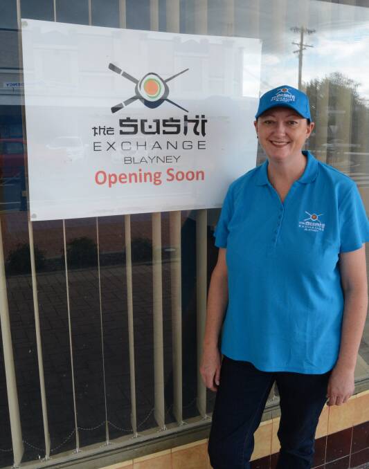 Opening soon: Kelly Morrissey will be opening Blayney's first ever Sushi Bar in the small shop right next door to her restaurant in the Exchange Hotel.