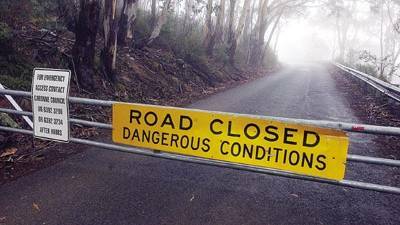 Mount Canobolas road closed