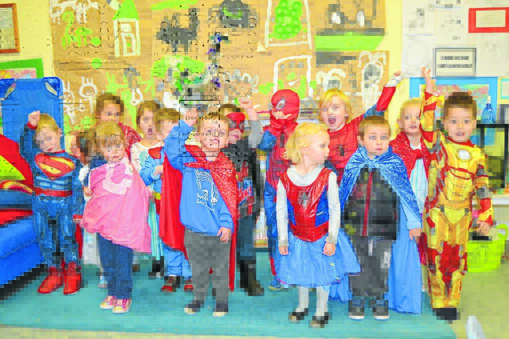 Blayney Early Learner's getting into the superhero spirit.