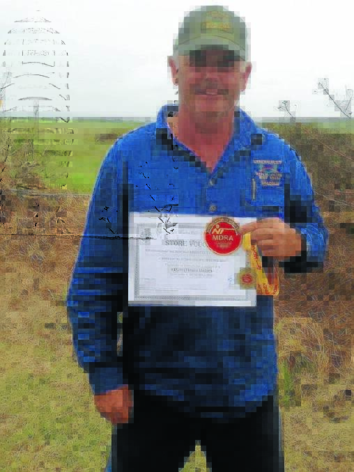 Mal Sharp from Lyndhurst Rifle Club with his MDRA winnings for the weekend.
