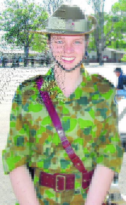 Kathlyn Schmarr was the Course Cadet Commander for the Australian Army Cadet Promotion Courses recently.
