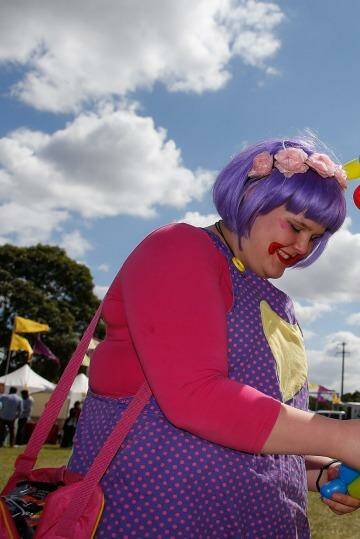 Clowning around: Fun was had by all at Auburn Festival, Wyatt Park. Photo: Daniel Munoz