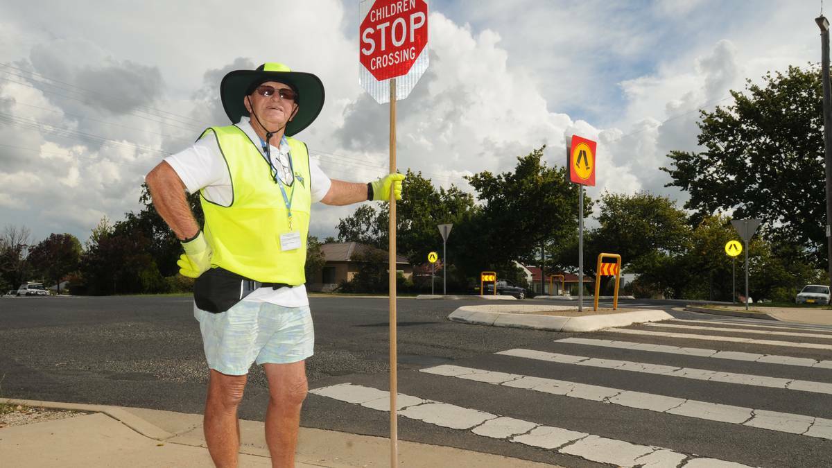 ORANGE: WHEN Bob Bell signed on as a school lollipop man he had no idea he’d be risking life and limb everyday dodging speeding drivers. Mr Bell controls traffic during peak school times in Anson Street outside Bletchington Public School. 