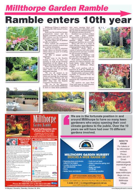 2014 Millthorpe Garden Ramble l FEATURE