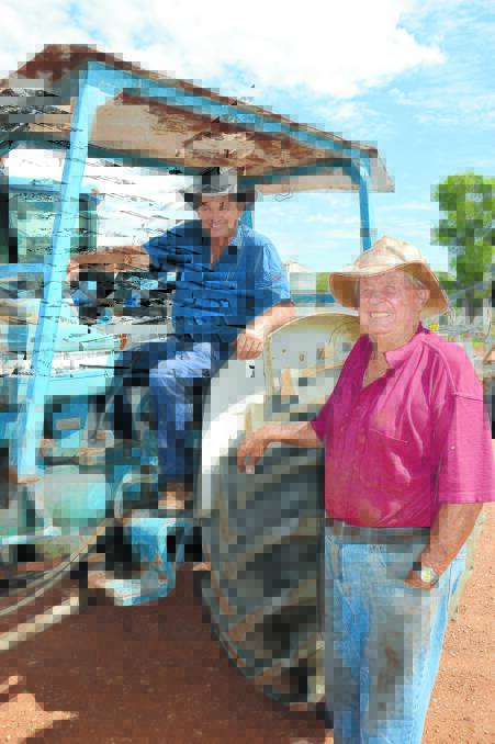 Eighty-one year-old Cliff Westcott may have retired but he still regularly helps Neil out on the property. Photo: Bill Jayet