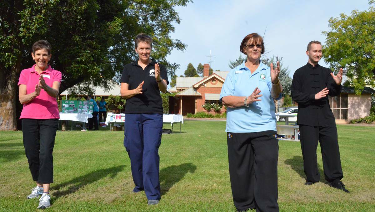 FORBES: Tai chi demonstrations, physiotherapists, occupational therapists were all on hand to help seniors last week for the April Falls awareness day in Victoria Park.