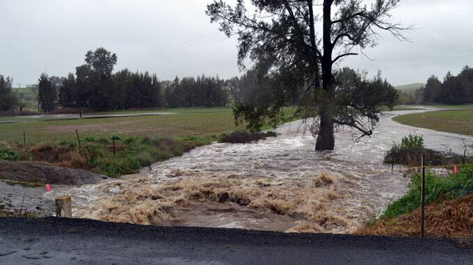 Photos from Canaowindra showing the damage of Monday's wild weather