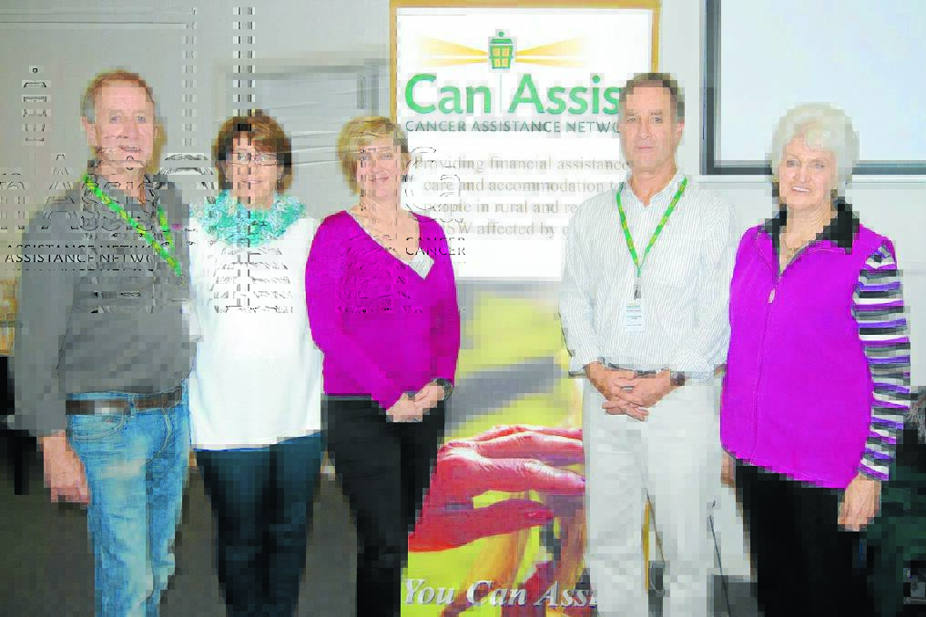 On Saturday, the Central West Regional Conference for Can Assist took place in the Blayney Community Centre with representatives from regional branches in attendance. Officials attending the meeting were, Ray Burns of Blayney, Jeanette Turner, Blayney branch secretary, Julie Hillier, Branch and Community Development Officer, Richard Appleby Can Assist CEO and Betty McKenzie Blayney President. Photo: Wayne Cock.