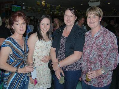 OUT IN SUPPORT: Cheryl and Natasha Mitchell with Michelle Fogarty and Brooke Hewitt at the Jessie Hobby fundraiser.