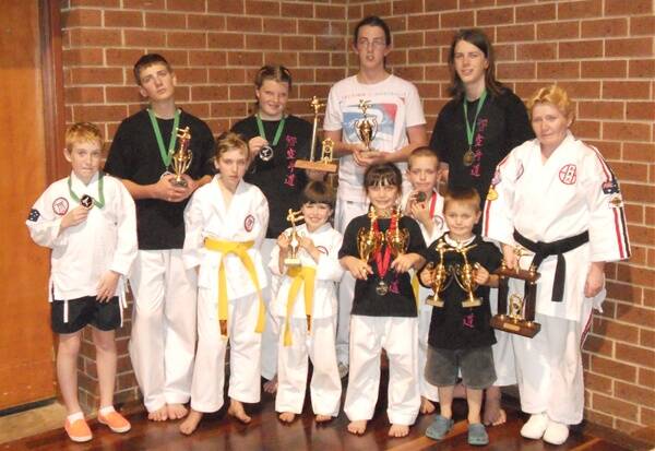 The Central West Martial Arts Academy team after their successful International Koshiki World Titles Tournament in Bowral.