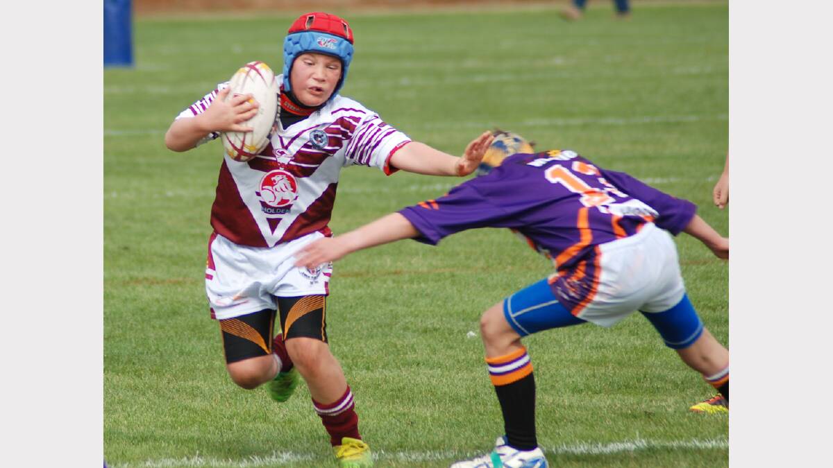 Champion five-eighth for the under 11’s, Josh Dominello helped his side to win their way through to the grand final qualifier next Saturday. Photo: Wayne Cock.