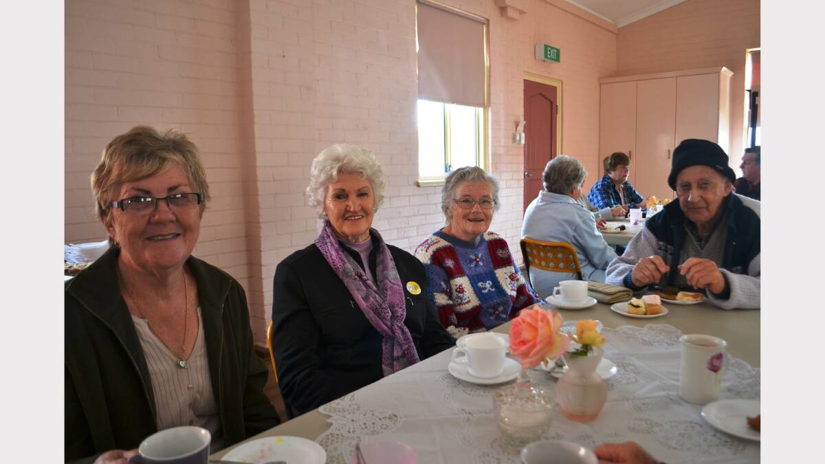 At the Blayney event from left Jan Cheshire, Betty McKenzie, Verlie and Max Fowler, all from Blayney.