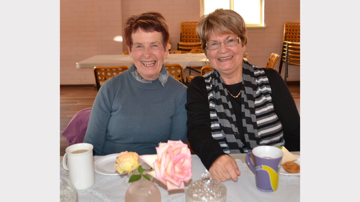 From left Yvonne Neely and Marcia Henry of Blayney at the Blayney event.