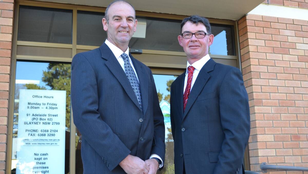 NEW LEADERSHIP TEAM: Mayor Scott Ferguson and his deputy Allan Ewin.