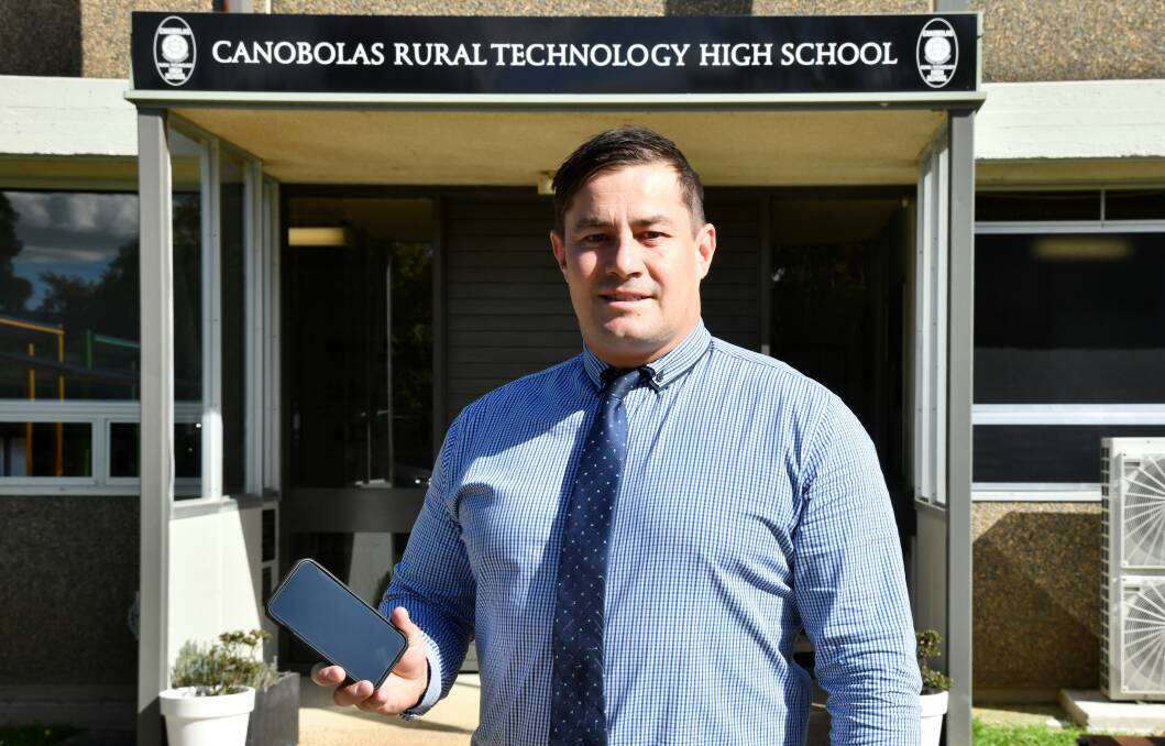 Canobolas Rural Technology High School principal Brett Blaker. Picture by Carla Freedman