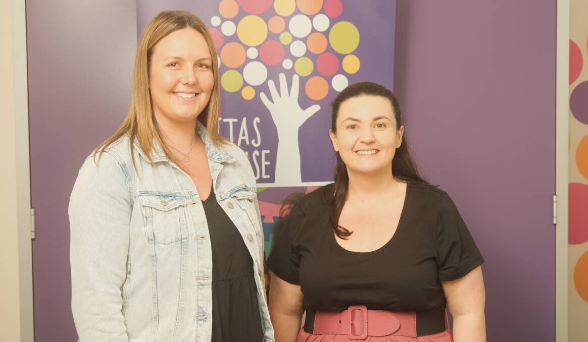 Veritas House carer recruitment intake and placement officer Nikki Nankervis with PSP operations manager Toneya Carr-Smith on October 18, 2023, happy to welcome any new foster carers to the system. Picture by James Arrow