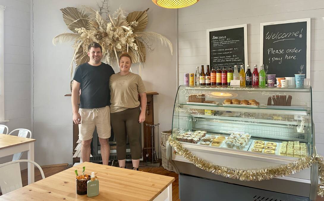 Owners of Wildflower Café Molong, Michael and Danielle 'Danni' Smith say helping is their 'jam'. Picture by Emily Gobourg.