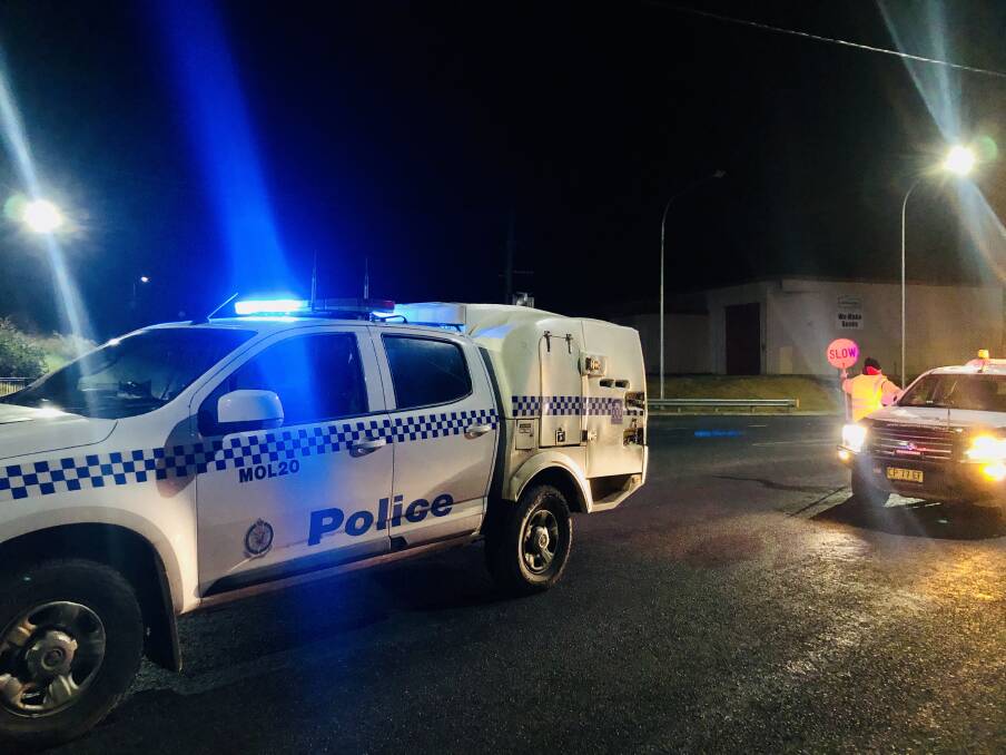 MOLONG COLLISION: All emergency services were called to the scene on Monday night, June 20. Photo: EMILY GOBOURG.