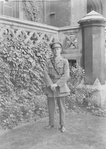 LEADER: Second Lieutenant Ruthven VC. Picture AWM D00019