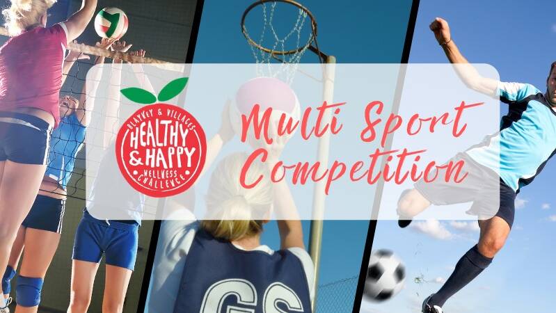 Enjoy sport but find it hard to commit to a full season? Or maybe you just want to play in a social comp and have some fun? This October join the Multi Sport Competition at CentrePoint where you can play with or against your friends, family, kids or colleagues all in the one comp! Each Wednesday night will be a different sport with best and fairest prizes thanks to our local sponsors. Sports include Touch Football, Netball, Basketball, Volleyball, Ultimate Frisbee, Soccer and Dodge ball! Week 7 will be a tabloid night with a free BBQ for all participants with prizes for our competition winners. The competition will be on Wednesday with two timeslots each week at 6:15pm and 7:00pm. A draw will be confirmed closer to the start of the competition. Registration is $33 per person ($13 for Gold Members) with a 7 - 10 people per team. Teams of all ages are welcome but are encouraged to have a mix of males and females. Team registration forms are available now. Individuals looking to join a team can contact centrepoint@blayney.nsw.gov.au