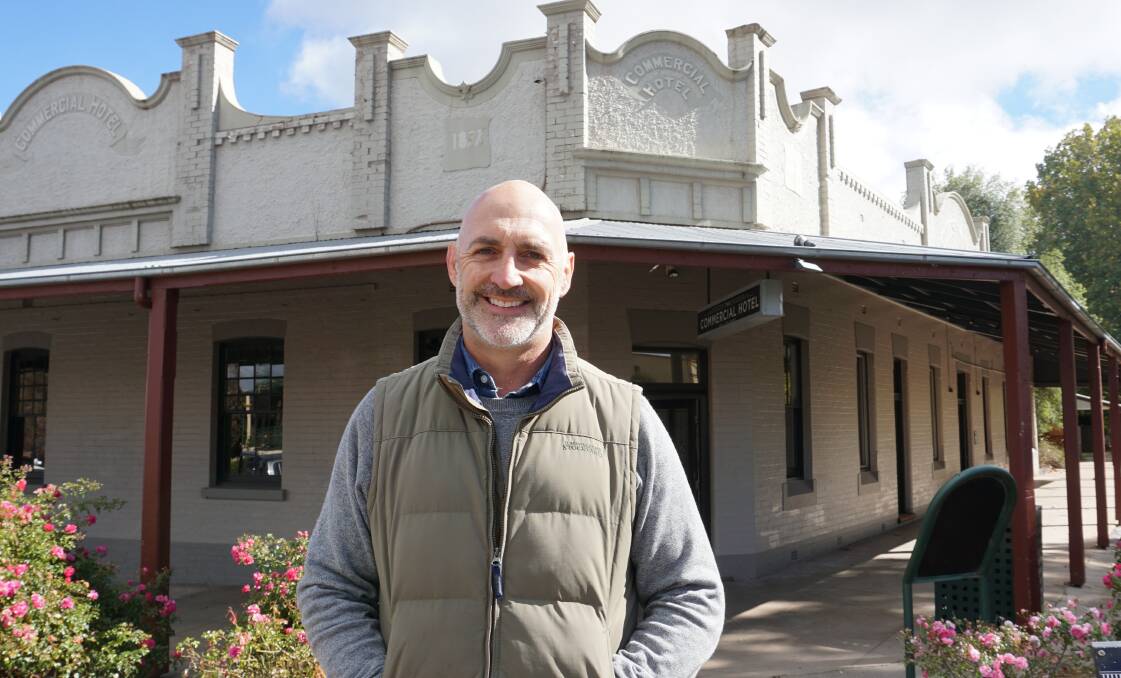TAPPING IN: The Commercial Hotel in Millthorpe will be re-opening in early May with siblings Andrew and Kath Logan at the helm. Photo: Mark Logan. 