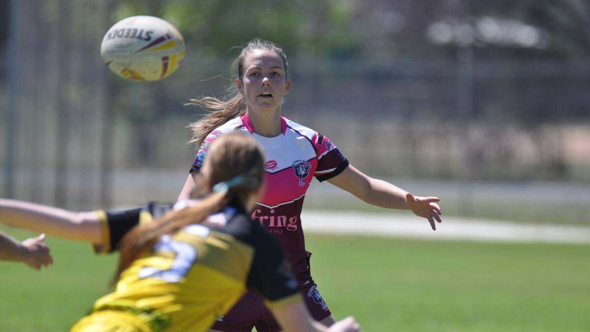 On target: Olivia Bird was instrumental in the side's multiple successes during the Western Carnival on Sunday. Photo: Nick McGrath.