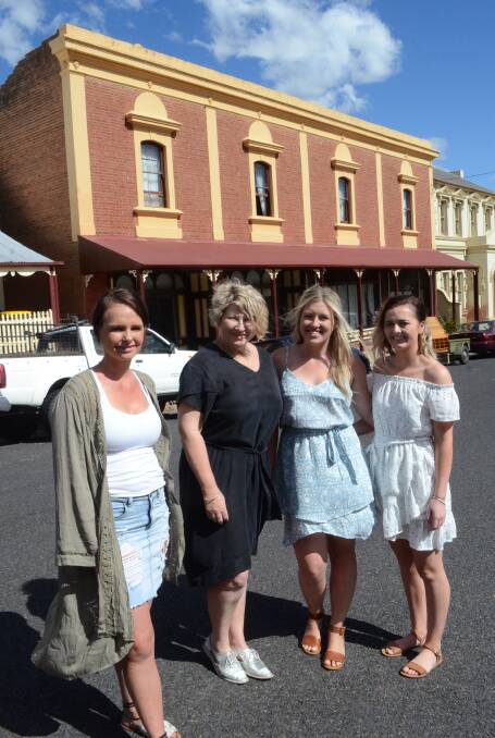 Opening soon: Joanne Howarth, Belinda Satterthwaite, Ashleigh Carroll and Courtney Simmons have signed leases to open three stores in the Terraces building.