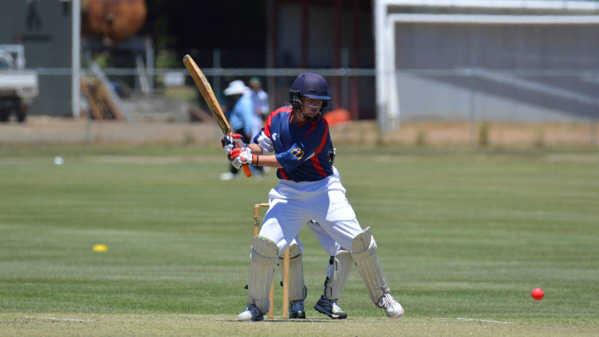 CAPTAIN'S KNOCK: Western skipper Abbie Uhr sets herself to go aerial in her outstanding, unbeaten knock of 83, which came from just 87 balls. Photo: Matt Findlay.
