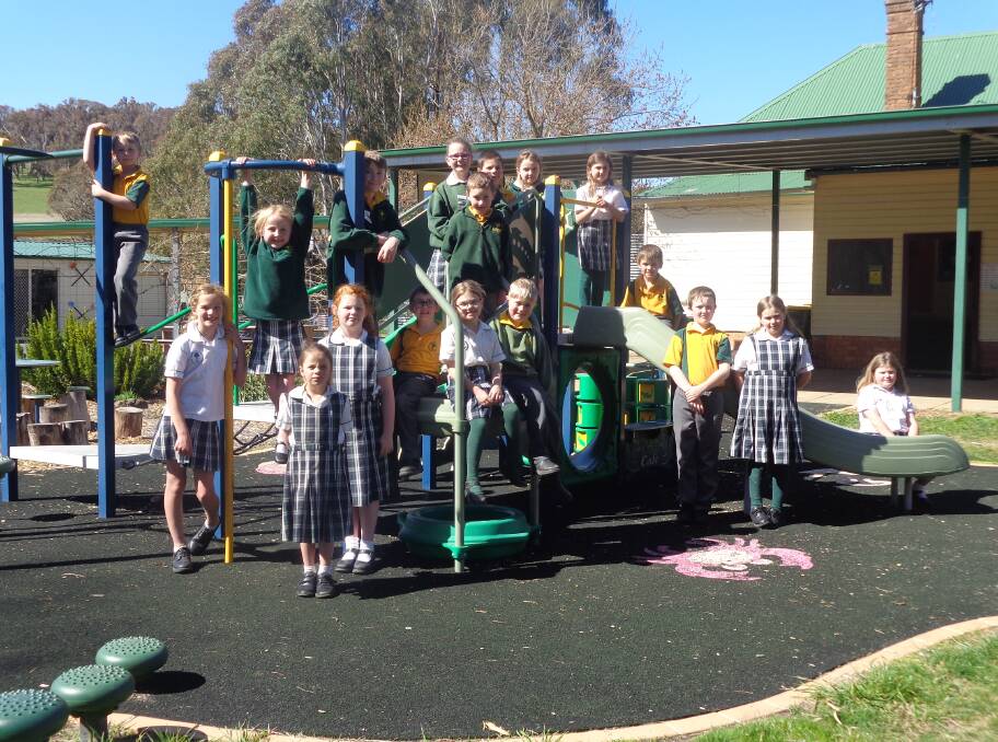 Happy school: Students from Neville Public School will be welcoming visitors to the school's fete this Saturday.
