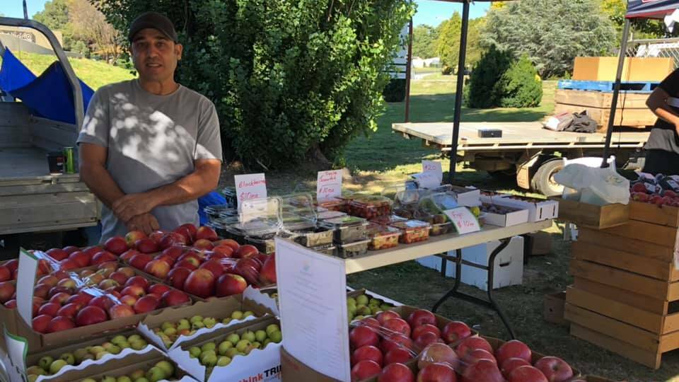 Fresh!: head on down to the Blayney Farmers market for your fresh apples.