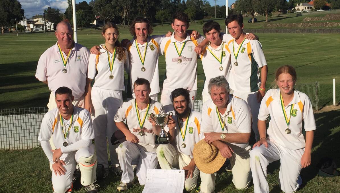 All ages win: Blayney's President’s Cup team won the mixed-age competition in which juniors and seniors play together in teams.