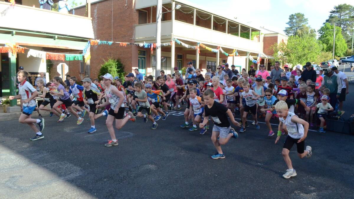 And they're off: The Carcoar Cup for Kids will be back again this year.
