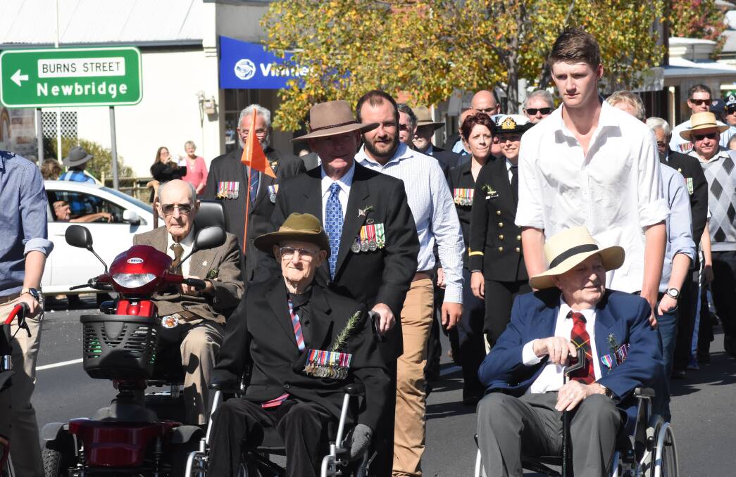 Change of form up: Burns Street is to be the place to form up before this year's Anzac Day parade. 