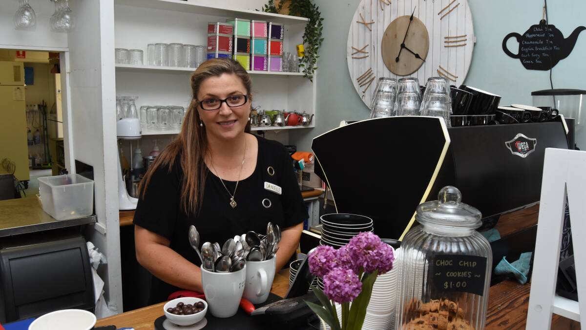 Award winning: Owner of the Old Mill Cafe in Millthorpe Danielle Skerman was excited to have won a people's choice award. 