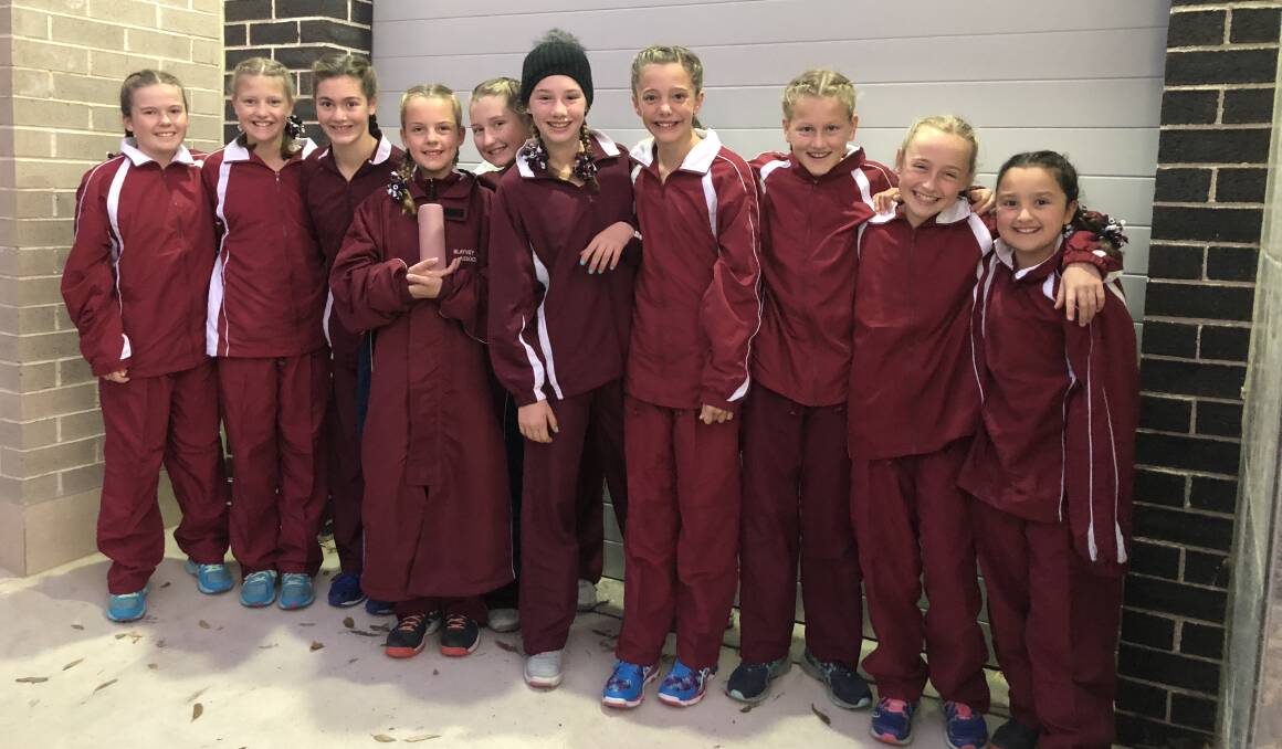 Great debut: Evvie, Ruby, Grace, Saraya, Amy, Chelsea, Lily-Anne, Lily, Jamilla and Ella before their first match at Concord last Saturday. Photo: Contributed.