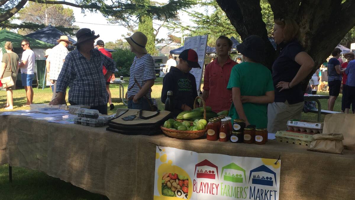 All for the community: The community stall at the Blayney Farmers' market will be full of delicious homegrown produce this Sunday.