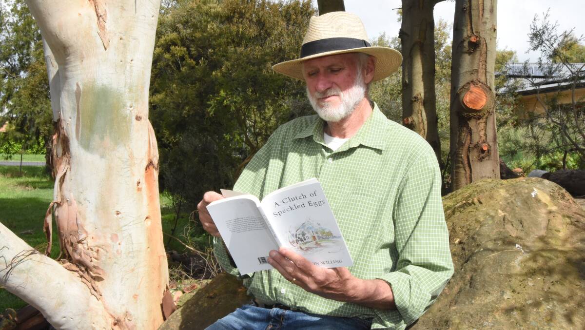 TIME CAPSULE: John Willing has launched his first novel based loosely on his time as a teacher. Photo: Mark Logan.