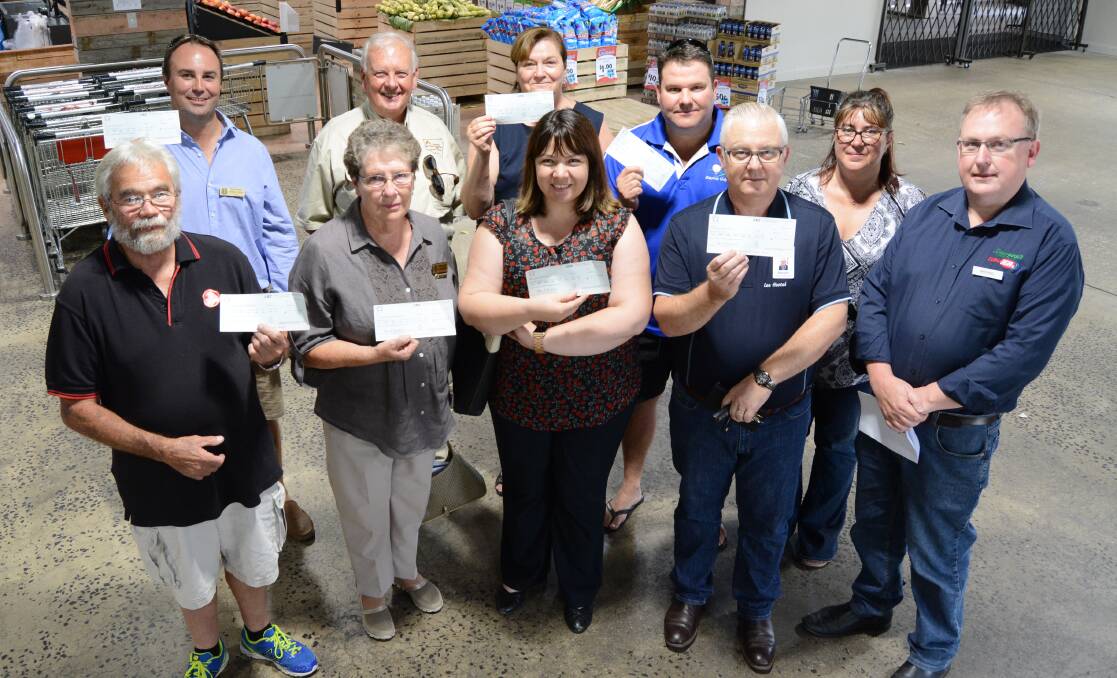Giving large: Blayney shire's schools and community groups have received donations totalling over $6,400 from the Bernardi Group. Photo: Mark Logan