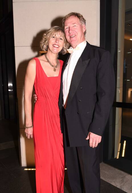 Sandra and Peter Russell at the Jelly Bean Ball. Photo - Ross Willis Photography.