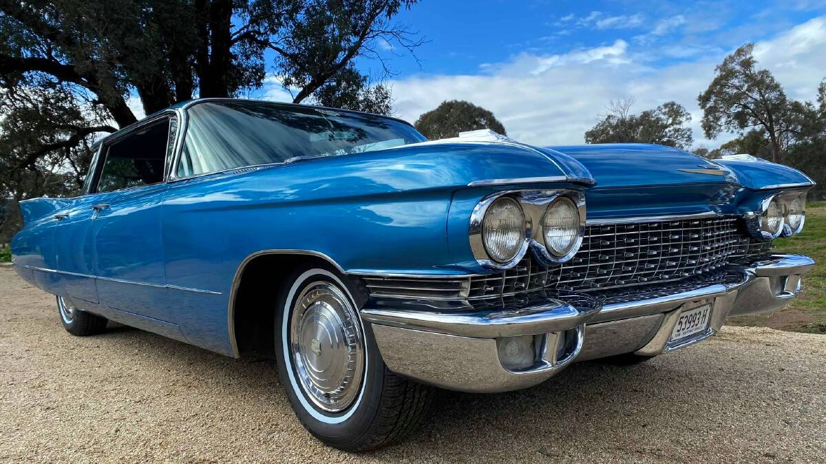 POWERHOUSE: Stuart Jamieson's 1960 Cadillac will feature at this year's Blayney Show. Photo: Contributed.