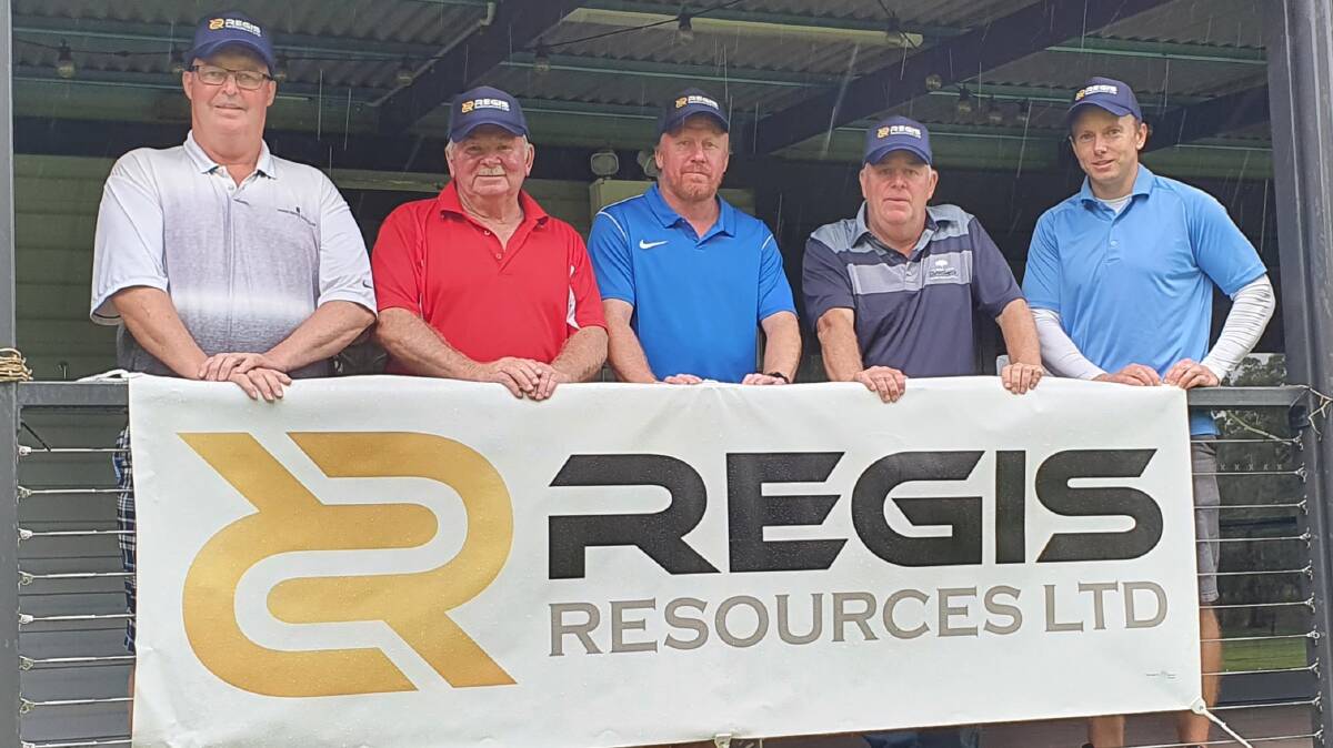 Picturedare our Regis Resources Champions for 2021 from R/L Jason Davis, Tony Smith, Mark Petersen, Bill Davis and Ian Hobby.