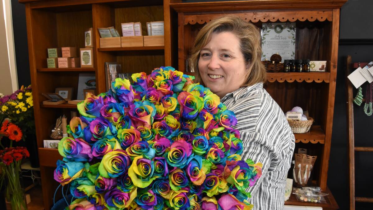 Melise's unique rainbow rose campaign is catching on
